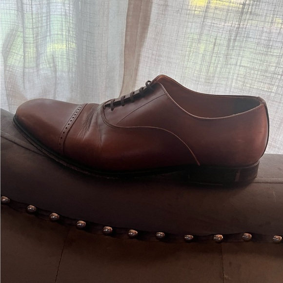 Jack Erwin brown Oxford derby shoes size 10